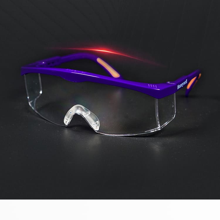 霍尼韦尔（Honeywell） 100100 S200A 蓝色镜架透明镜片防护眼罩